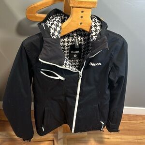 Bench size medium border/winter/winter activity/sledding waterproof jacket